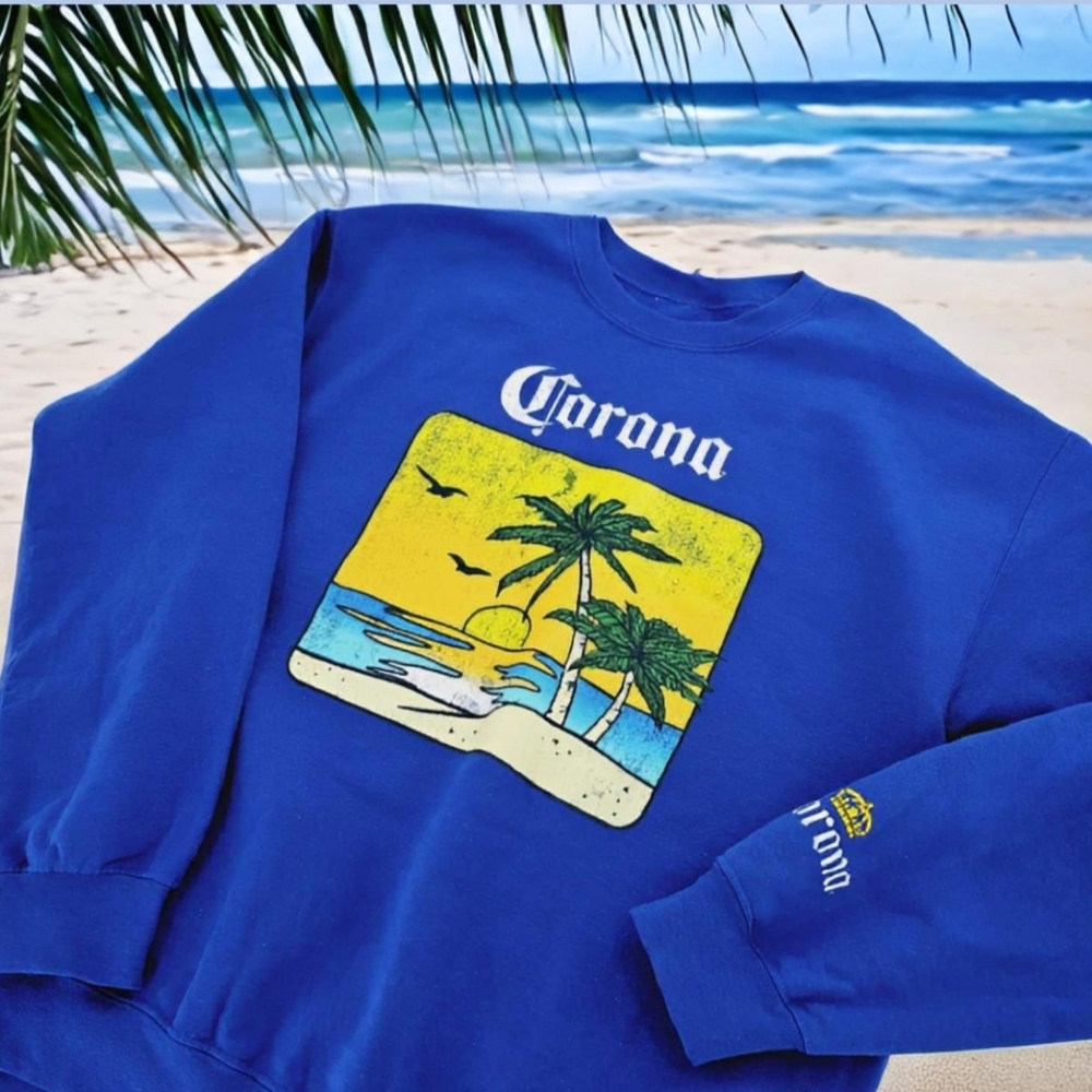 Corona Beer Sweatshirt Pullover Unisex Top